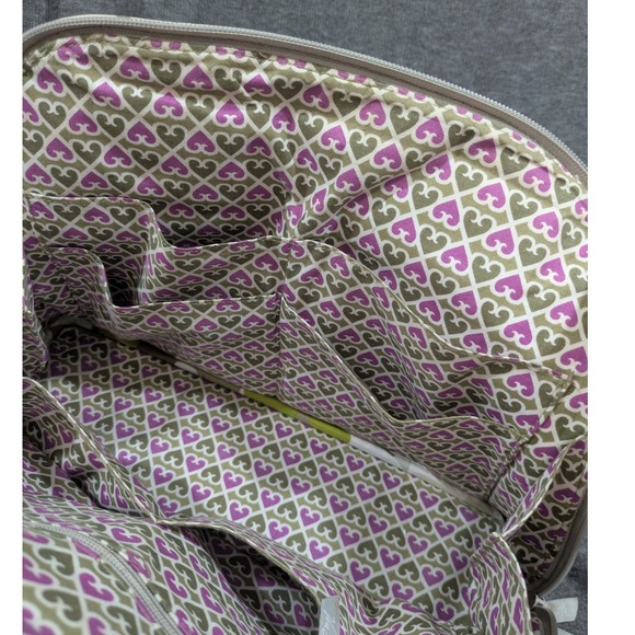 Vera Bradley Portobello Road Shoulder Purse Retired‎ Tropical Floral 10 Pockets - Picture 6 of 10